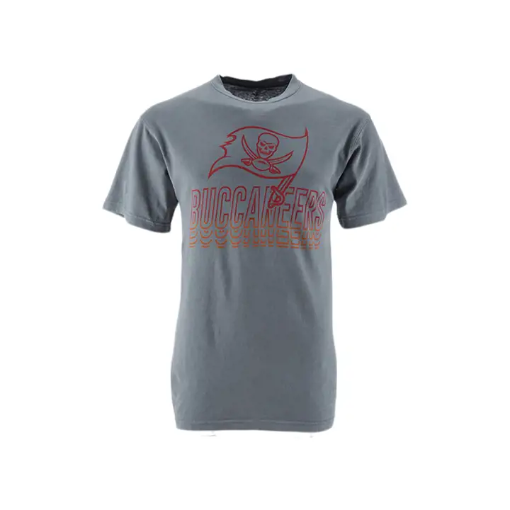 T-SHIRT FADE LOGO NFL Tampa Bay Buccaneers 21 gry
