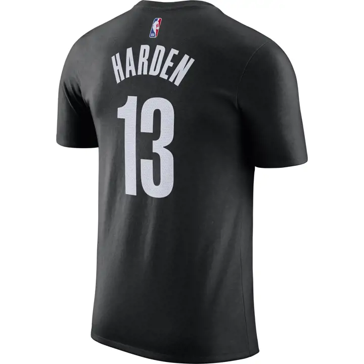 T-SHIRT James Harden NOIR – ICON JOUEUR NBA B Nets