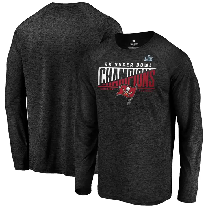 Tampa Bay Buccaneers NFL SBLV HASH MARK LS T-SHIRT 21 ROUGE