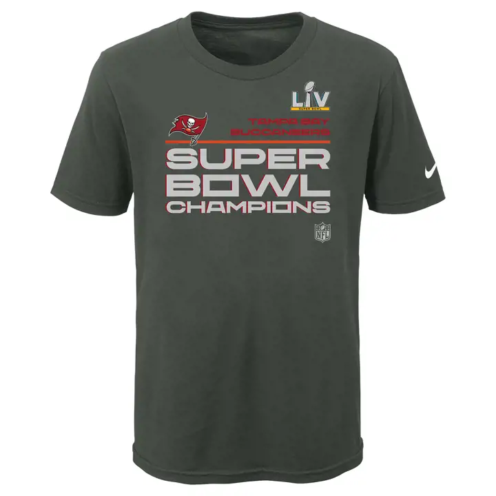 T-SHIRT CHAMP LR Jeunesse NFL SBLV Buccaneers de Tampa Bay 21 GRIS