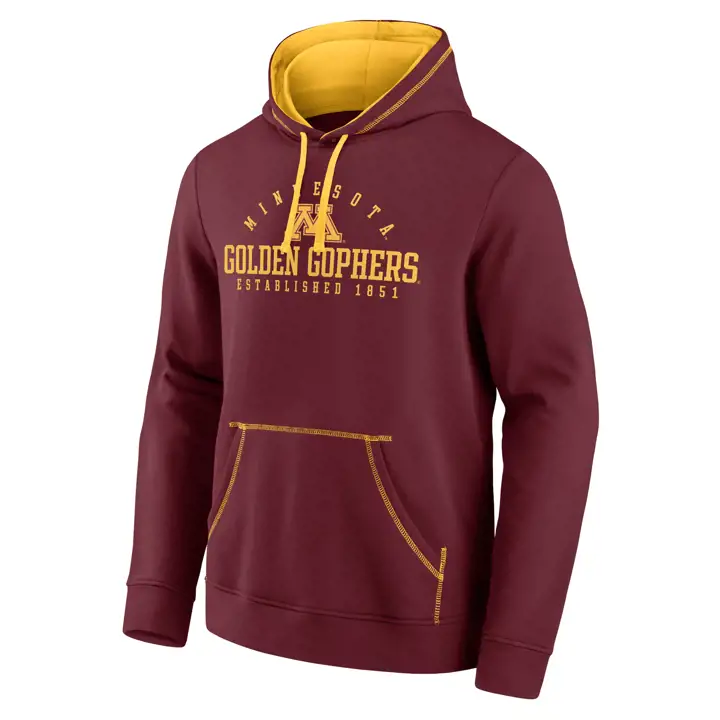 Sweat à capuche empilé Minnesota Golden Gophers NCAA 21 MAR