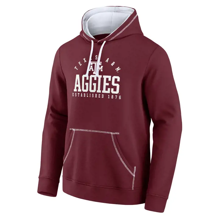 Sweat à capuche Texas A&M Aggies NCAA Stacked Arch 21 MAR