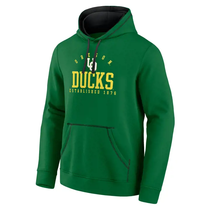 Oregon Ducks NCAA Sweat à Capuche Empilé Arc 21 GRN