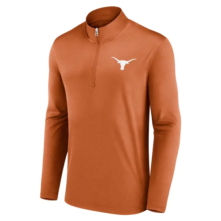 Texas Longhorns NCAA Poly 1/4 Zip 21 ORG