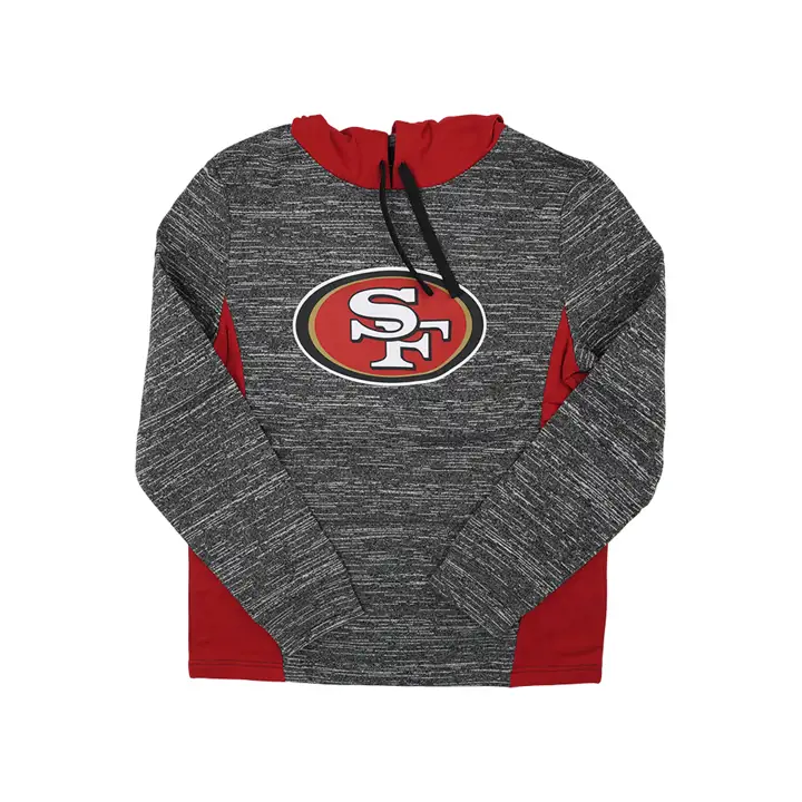 San Francisco 49ers NFL PULL MOLLETON CAPUCHE CHILLER 21 GRIS
