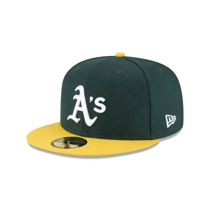 OAKLAND ATHLETICS MLB ÉCUSSON LATÉRAL GLACÉ 59FIFTY vert