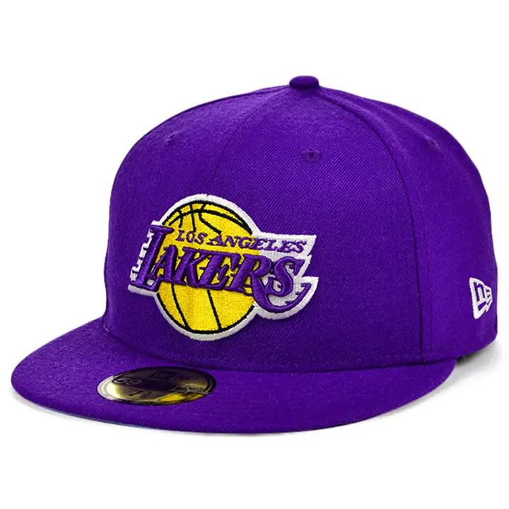 LOS ANGELES LAKERS NBA ICY SIDE PATCH 59FIFTY violet