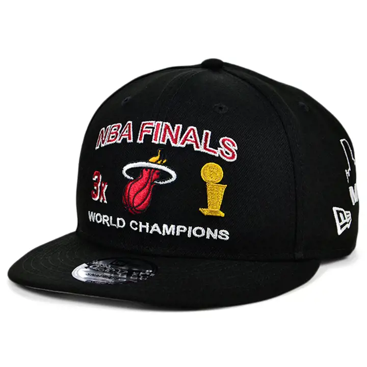 CASQUETTE MIAMI HEAT NBA FINALS ICON 9FIFTY noire