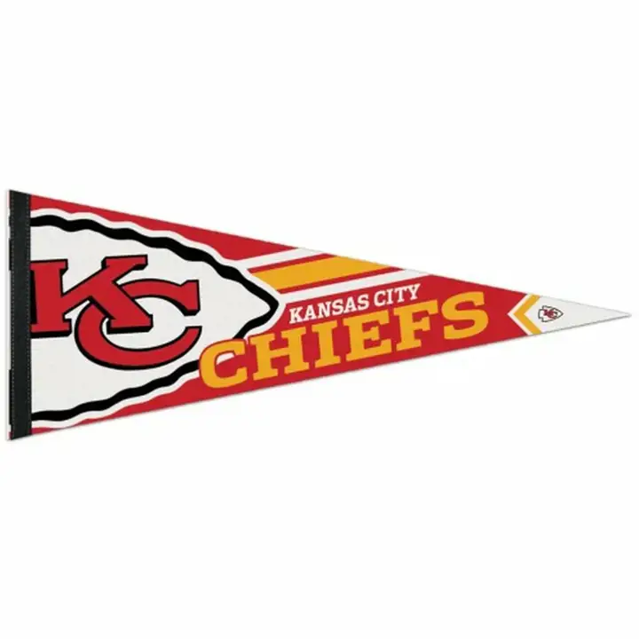Fanion de qualité supérieure KC CHIEFS 12x30
