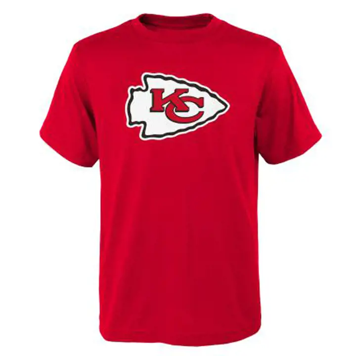 T-SHIRT ENFANT LOGO CHIEFS NFL 21 rouge