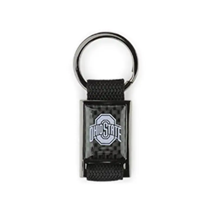 Porte-clés en fibre de carbone Ohio State Buckeyes