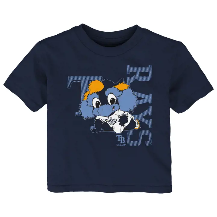 RAYS MLB T-shirt Bébé Nourrisson Mascotte 20 marine