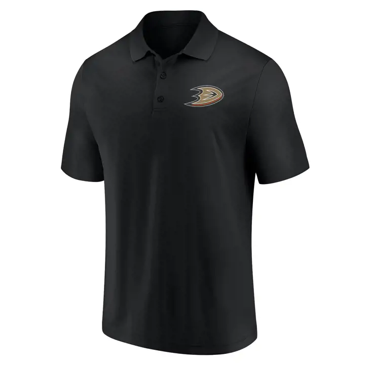 Polo d'équipe des recrues des Ducks d'Anaheim LNH NOIR
