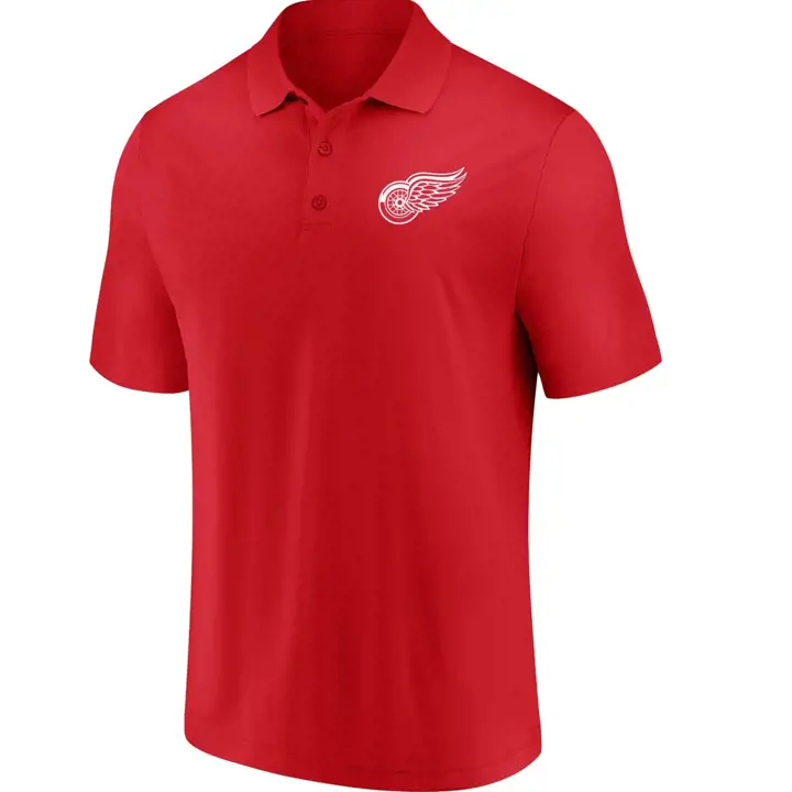 Polo Rouge Équipe des Jeunes Recrues des Redwings de Détroit LNH