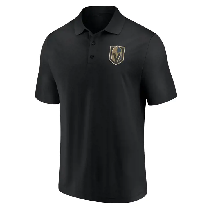 Polo pour équipe de recrues NHL des Golden Knights de Vegas, noir