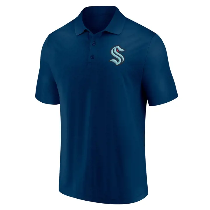Polo Seattle Kraken NHL Recrue Équipe Marine