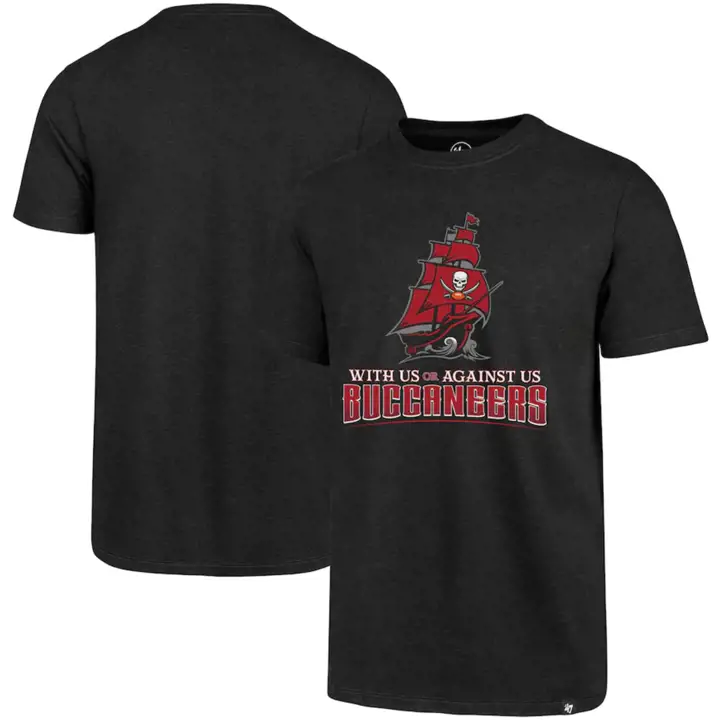 T-Shirt Club Slogan Régional NFL Tampa Bay Buccaneers NOIR