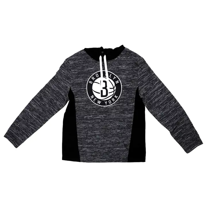 Brooklyn Nets Sweat à Capuche NBA Rookie Chiller gris/noir