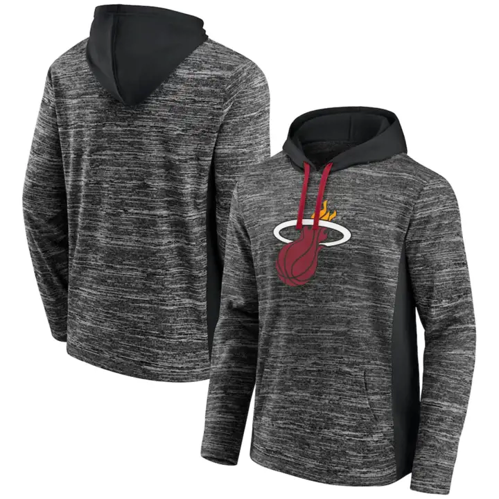 Sweat à capuche Miami Heat NBA Rookie Chiller gris/noir