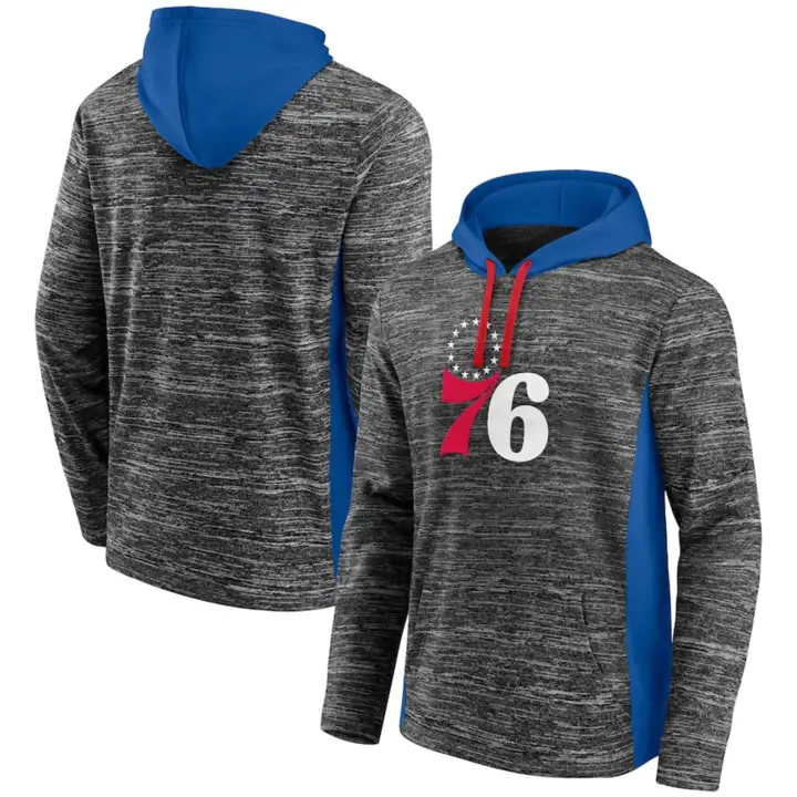Sweat à capuche Chiller Philadelphia 76ers NBA Rookie gris/bleu
