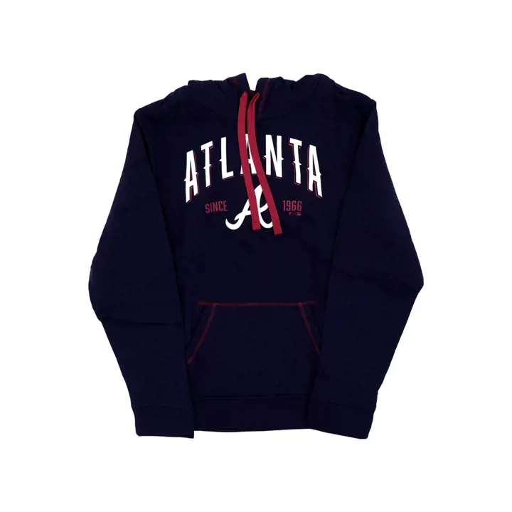 Sweat à capuche ultime MLB Rookie Atlanta Braves MARINE