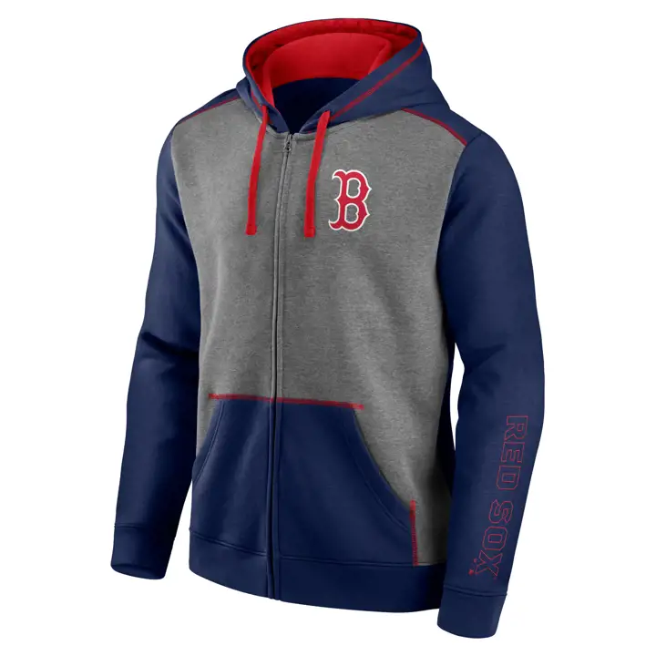 Polaire à Capuche Zippée Boston Red Sox MLB Rookie Bleu Marine/Rouge