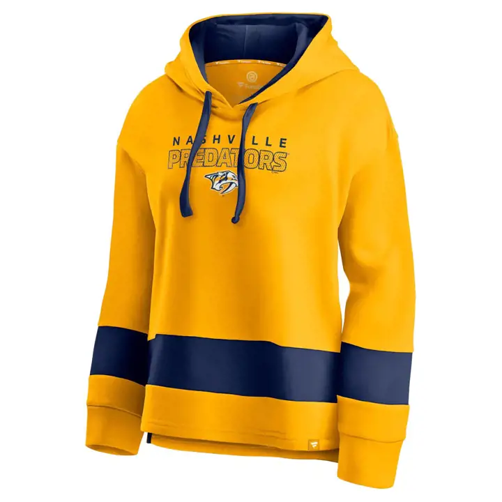 Chandail à capuchon pour femme LNH Nashville Predators Block Party Color Block
