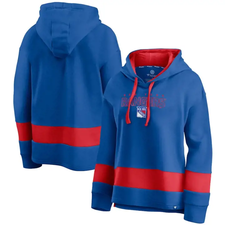 New York Rangers NHL - Sweat à capuche femme Color Block Party 21