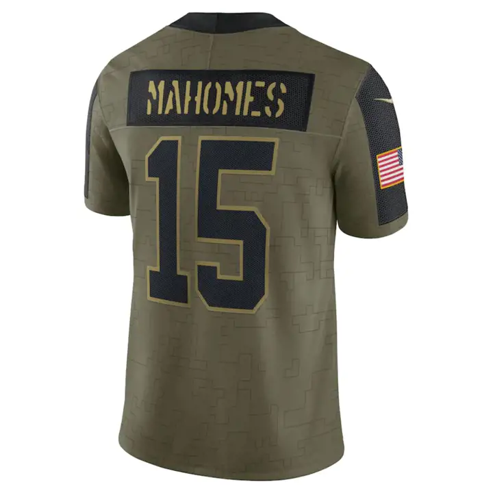 Maillot CHIEFS NFL Salute to Service Édition Limitée 21 Patrick Mahomes