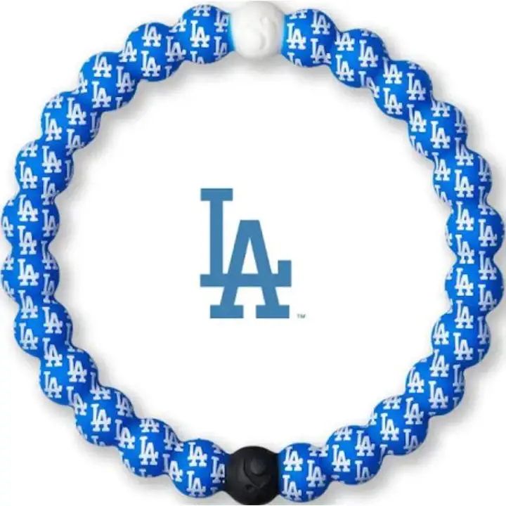 Bracelet Lokai imprimé logo des Dodgers de Los Angeles