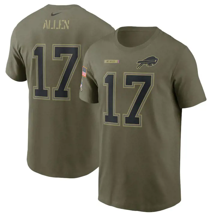 T-Shirt N&N Buffalo Bills NFL Salute to Service 21 Josh Allen