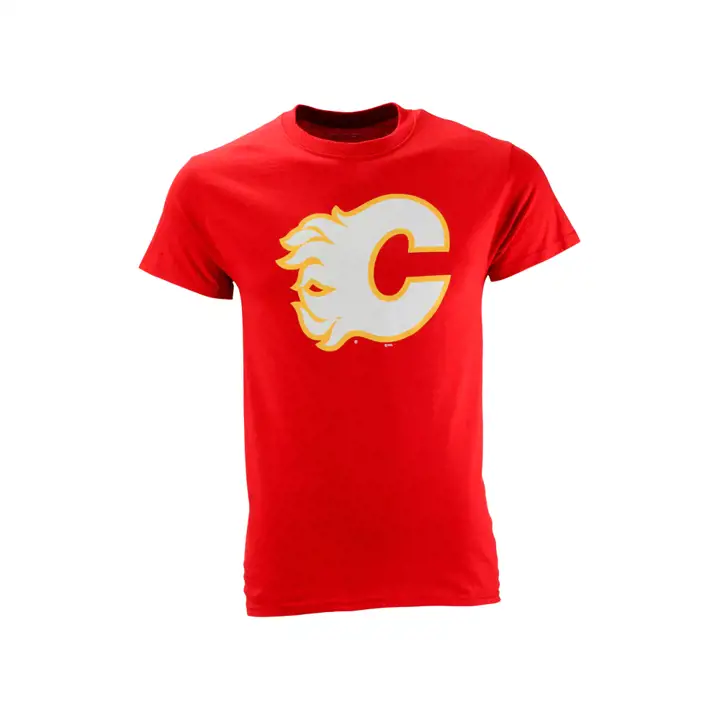 T-shirt rouge Calgary Flames NHL Prime Logo