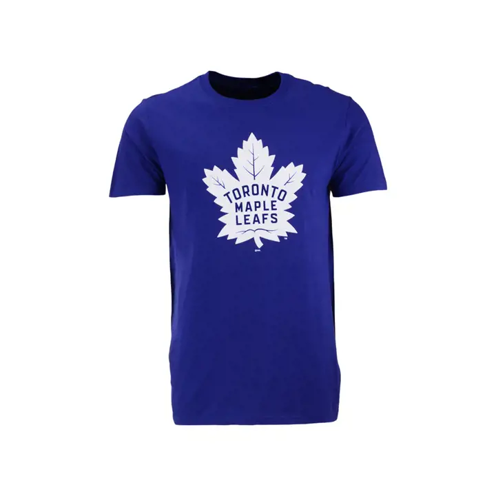 T-shirt à logo principal des Maple Leafs de Toronto de la LNH, bleu foncé