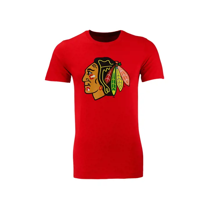 T-shirt rouge à logo des Blackhawks de Chicago (LNH)