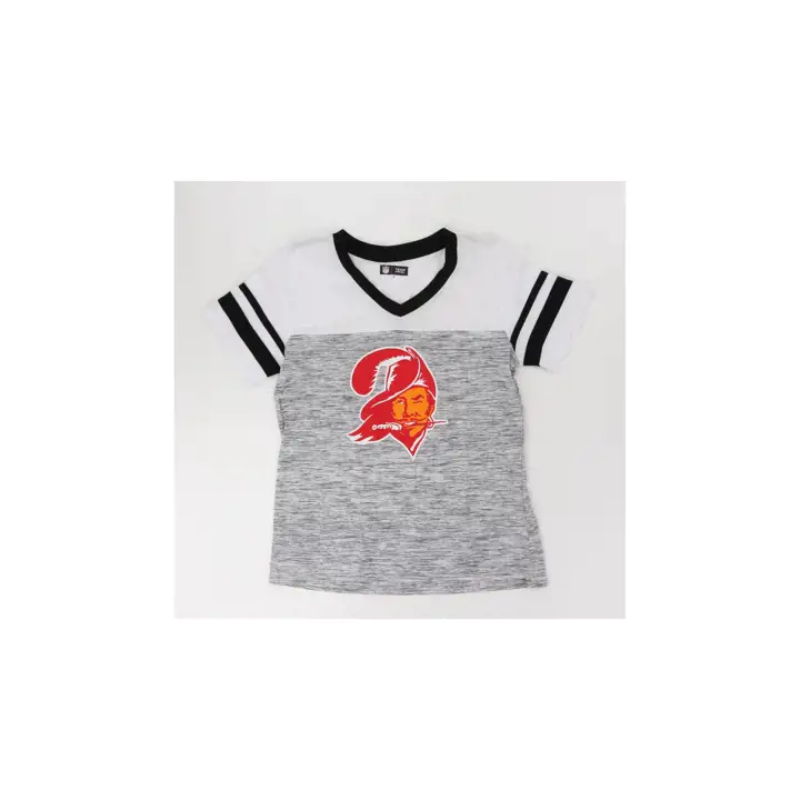 T-shirt femme NFL BUCCANEERS Space Dye noir