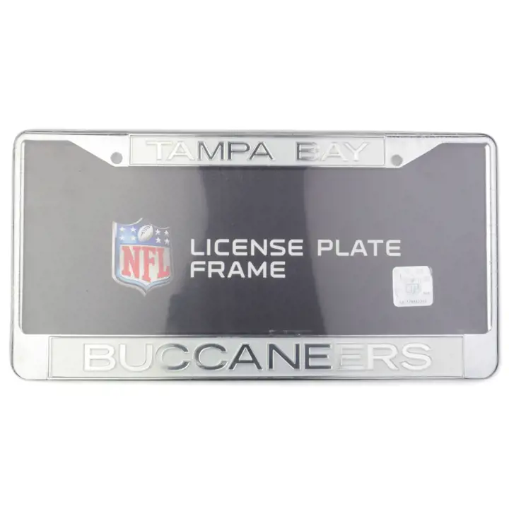 Cadre laser Tampa Bay Buccaneers argent