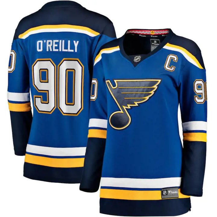 Maillot O'Reilly bleu/marine de joueuse Breakaway Blues NHL pour femme