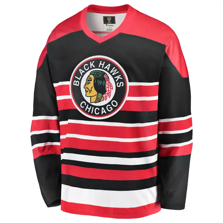 BLACKHAWKS NHL Maillot Heritage Breakaway Stan Mikita ROUGE/NOIR