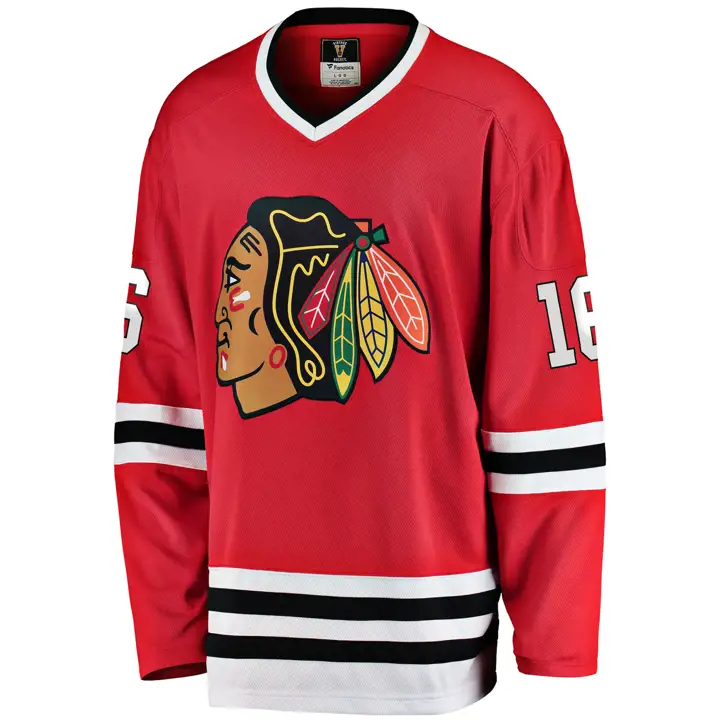 Maillot Ed Olczyk Rouge Blackhawks NHL Heritage Breakaway