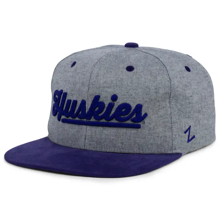 Washington Huskies NCAA Timberline Snap gris/mauve