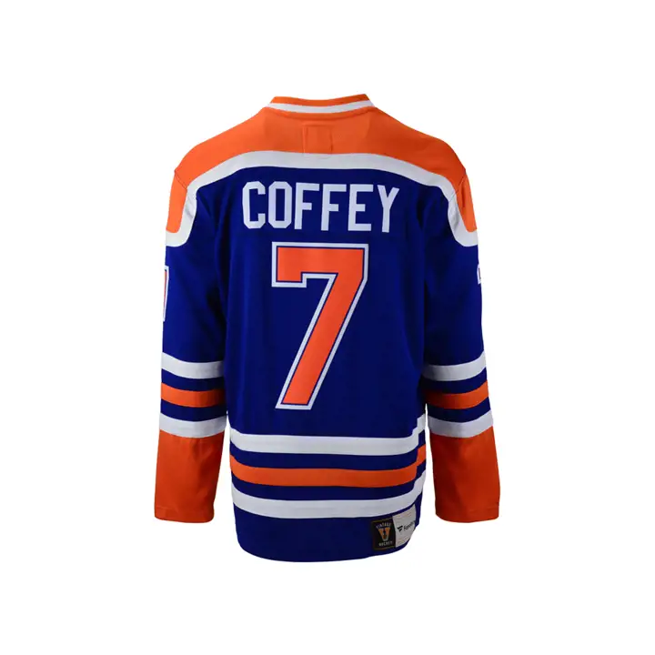 Maillot de hockey Oilers LNH Heritage Breakaway Paul Coffey BLEU
