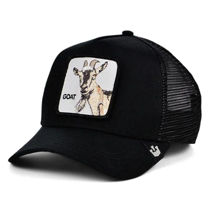 Goorin Brothers CASQUETTE TRUCKER COURBÉE GOAT BEARD NOIRE