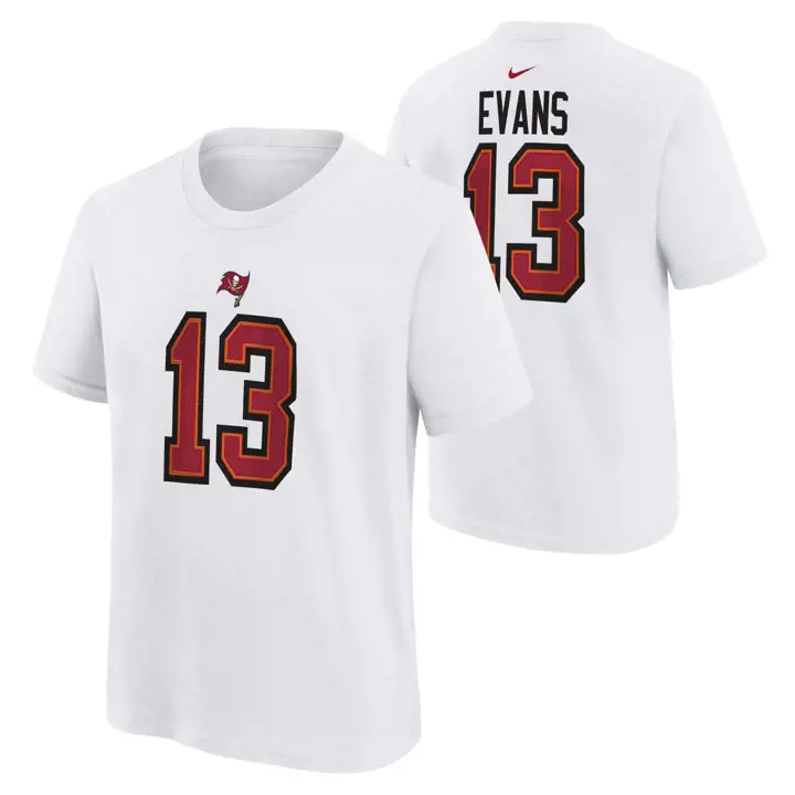 BUCCANEERS NFL Youth Chase T-shirt N&N 21 Mike Evans wht