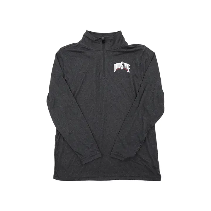 Ohio St B NCAA Turbine 1/4 Zip Anthracite