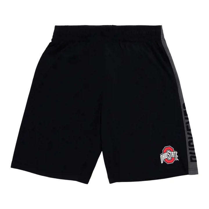 Ohio St B NCAA Basic Poly Short noir