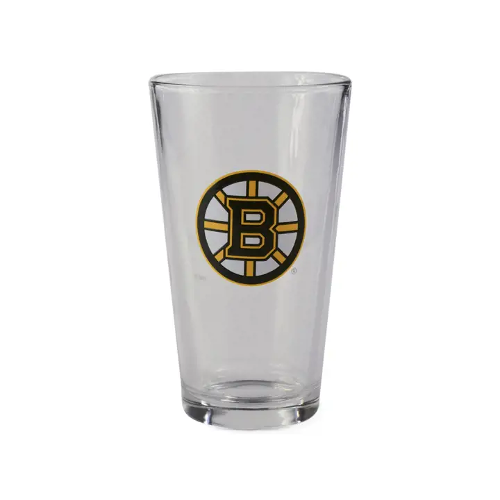 Verre à pinte Boston Bruins de 47 cl avec logo en relief