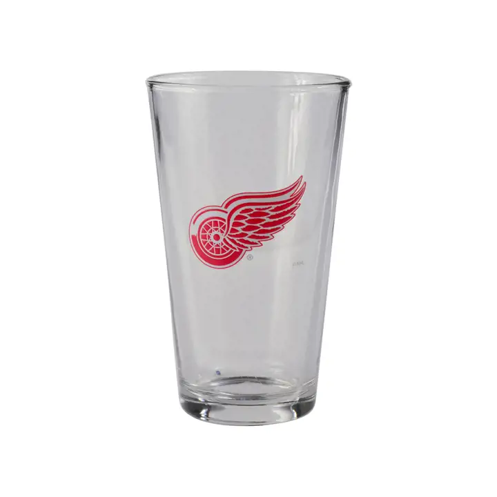 Verre à pinte de 47 cl Detroit Red Wings avec blason en relief