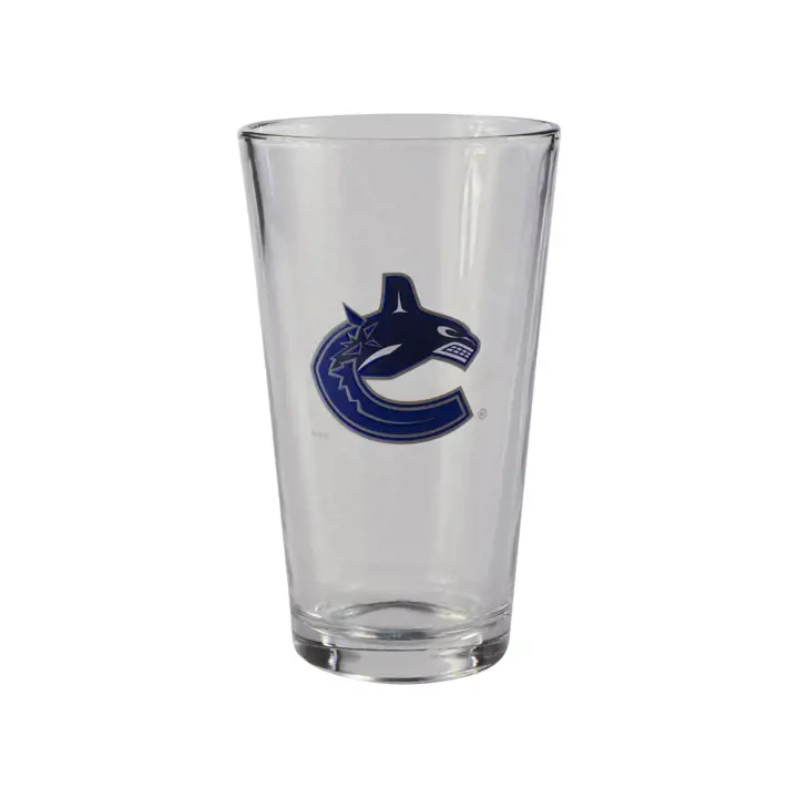 Verre à pinte de 47 cl Vancouver Canucks avec logo en relief