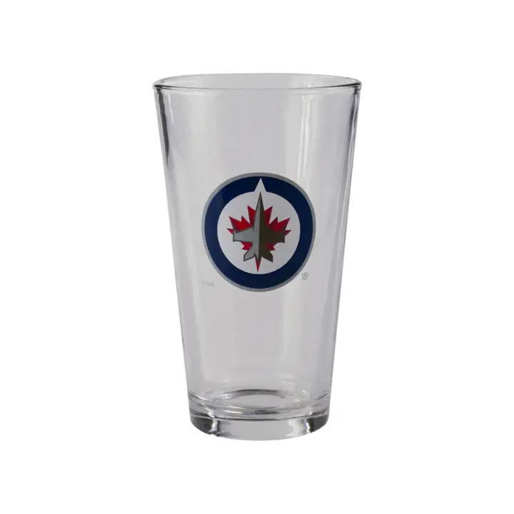 Verre à pinte de 473 ml Winnipeg Jets avec motif en relief