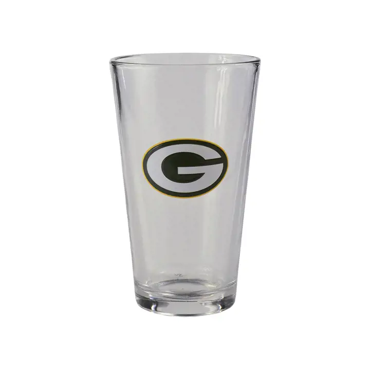 Verre à pinte de 47 cl des Green Bay Packers avec logo en relief